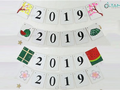 Dây treo cửa Tết theo năm (Nhiều kiểu)